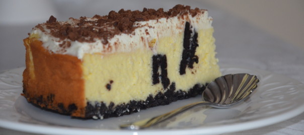 Sernik z ciastkami oreo
